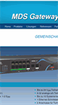 Mobile Screenshot of mdsgateways.de