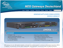 Tablet Screenshot of mdsgateways.de